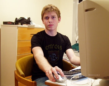 A "seriously freaked out" Friedman scrolls through the Match.com web site.
